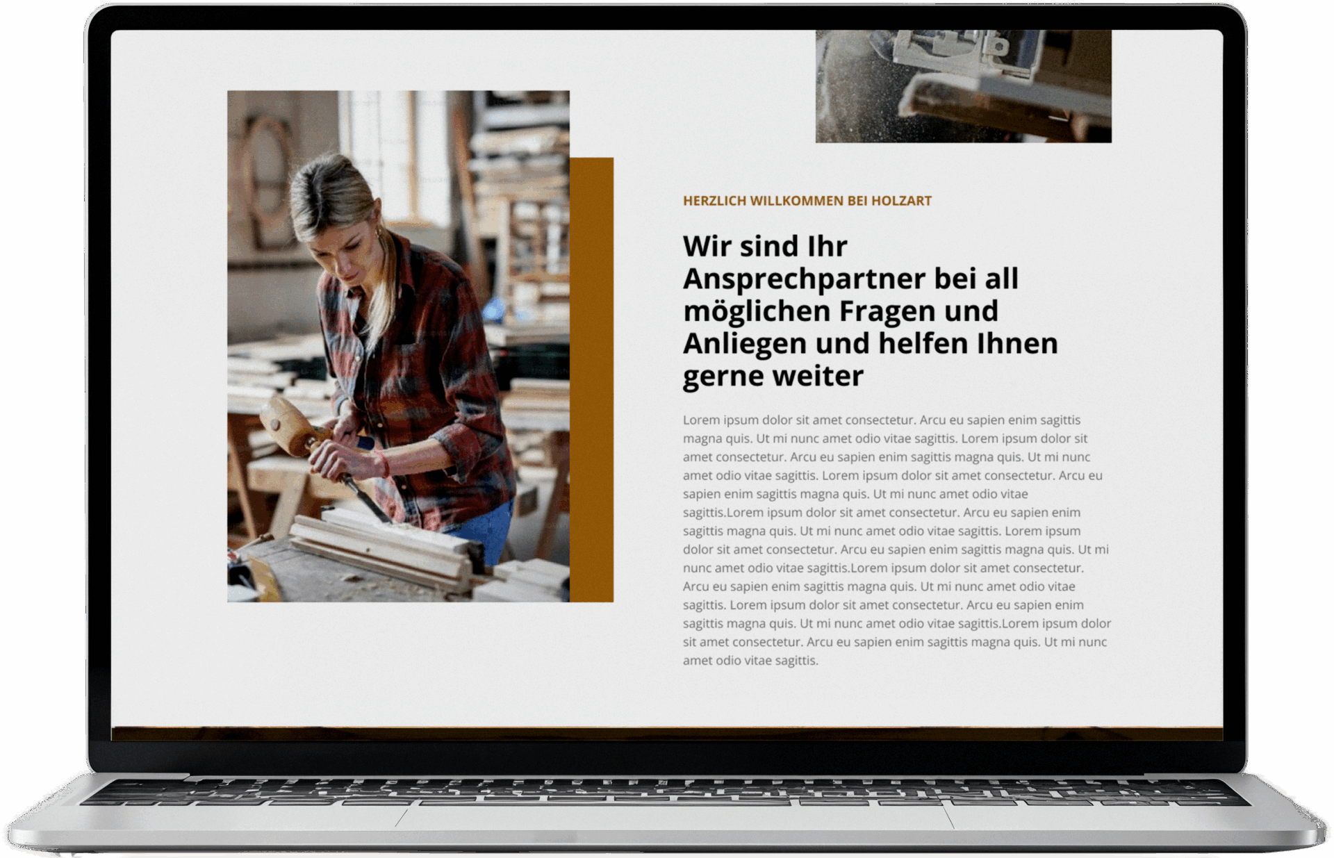 Landingpage mockup laptop3